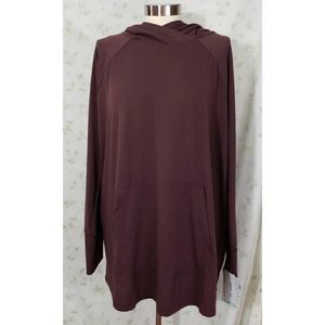 NWT 2XL Lularoe Plum Brown Amber Hoodie